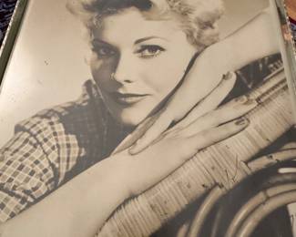 Signed Kim Novak photo