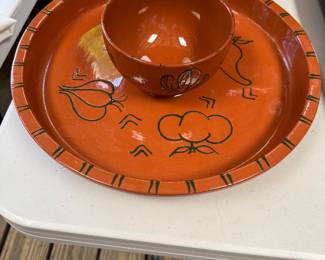 Pottery dip set