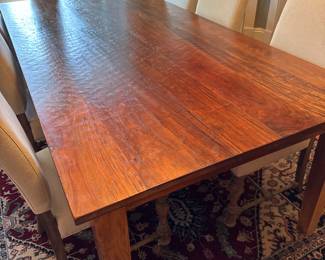 Wonderful solid wood, one piece dining room table
