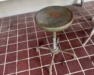 vintage office stool