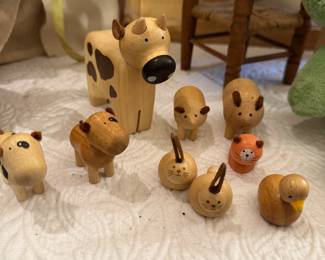 Wooden animals