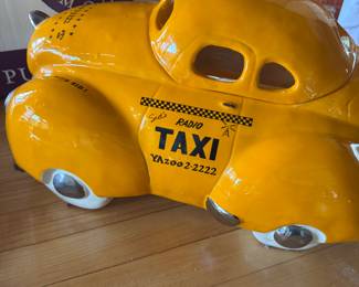 Taxi cookie jar