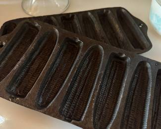 Vintage corn pone pans