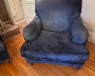 One of a pair plus an ottoman.