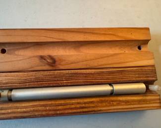 Interesting pen in a custom wood case