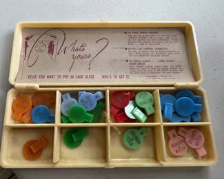 Mid century drink tabs