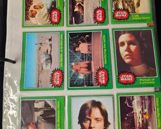 1977 Star Wars 4th series ( lot of 11 )