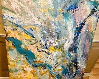 One of several original paintings by long-time El Segundo Artist Suz Anne Kear. So many different subjects and styles! Look for a much larger sampling later this summer at another location in El Segundo. She is AMAZING!