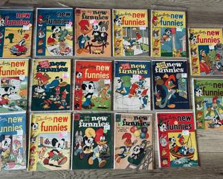 From a collection of 75 comics purchased at an auction of a closing comic book store twenty years ago. Features used 1950s Disney comics, and as-new Super Hero comics from the 1990s. Several are First Issue. Make an offer for any and all.
