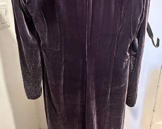 Back of this floor length gown.