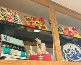 Cook Books, Decorative Ceramic Tiles, Various Decorative Items
