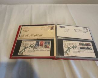 Additonal sample pages from an album with over 80 first day covers an other stamped envelopes. Most seem to be from the 1980s