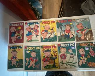 From a collection of 75 comics purchased at an auction of a closing comic book store twenty years ago. Features used 1950s Disney comics, and as-new Super Hero comics from the 1990s. Several are First Issue. Make an offer for any and all.