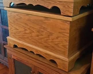 Wooden chests