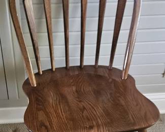6 Windsor chairs with farm style table