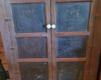 Pie safe style cabinets - Several are throughout the house