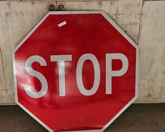 Metal Stop sign