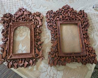 Beautiful Chinese Carved wood Frames.