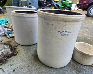 Several old crocks.