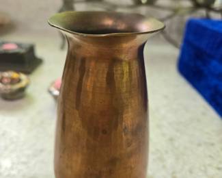 Roycroft sVase. Arts and Crafts Copper vase.