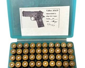 Box Of 100 .45ACP Ammo