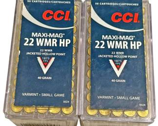 CCI MaxiMag .22 WMR HP Ammo