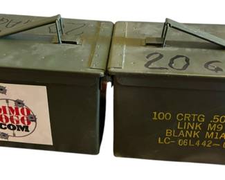 Military Green Metal Ammo Boxes