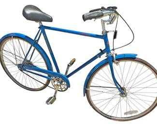 Vintage Blue Schwinn Collegiate Bicycle