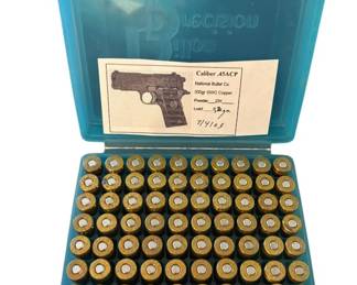 Box Of 100 . 45 ACP Ammo
