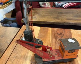 vintage cast iron train pieces