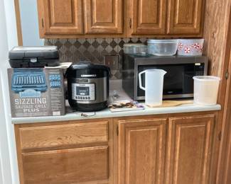 Never used grill and pressure cooker