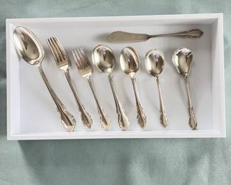 Rogers "Breton Rose" sterling flatware