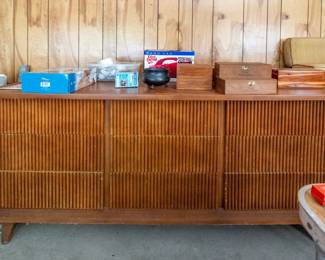 1950s American Frontier Walnut Dresser 