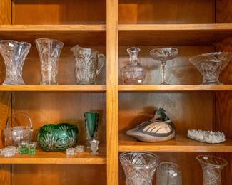 Gorgeous Cut glass and Crystal.   