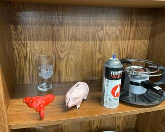 Genuine Durham Glass - Cast Iron Pig - Butane Gas Stove