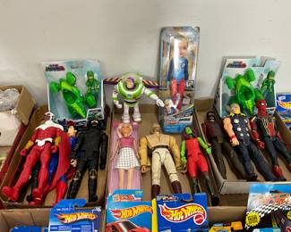 Assorted Action Figures - Disney Toy Story Hasbro DC Super Heroes Barbie Star Wars Marvel