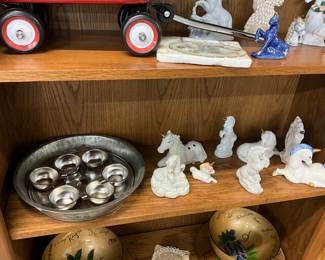 Vtg Egg Poacher - Unicorn Figurines