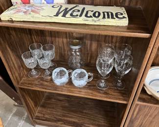 Clear Glass - Crystal wine Glasses & Ball Mason Jar & Nestle Nescafe World Glove Etched Coffee Mugs & Libbey Christmas Etched Wine Glasses