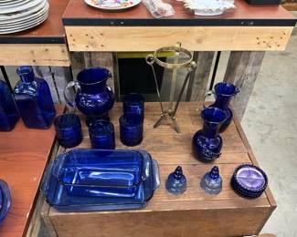Cobalt Blue Glass Items