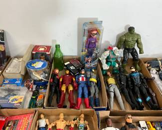 Assorted Action Figures Toys
