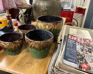 Robinson Ransbottome Roseville Pottery Planters