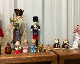 Tin King Soldier Nutcracker - Soldier Nutcracker - Homco Praying Kids Figurines - Bunny Figurines