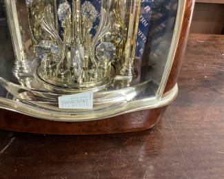 Rhythm Classic Nightingale Musical Mantel Clock w/Swarovski Elements