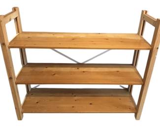 Natural Wood Bookshelf