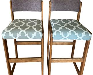 Pair of Wood Barstools