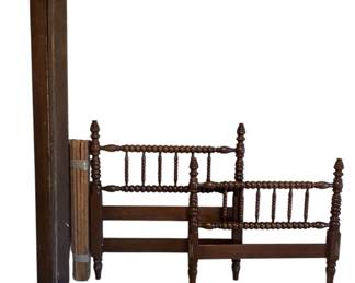 Vintage Wooden Twin Bed