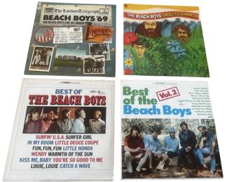 4 The Beach Boys Vinyl Records