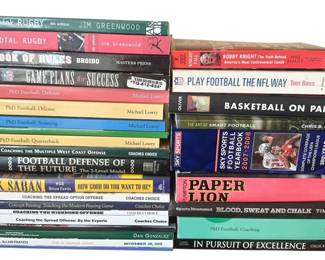 Assortment of Sports Related Books