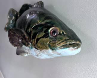 Ceramic fish wall hangings