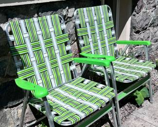 Vintage lawn chairs